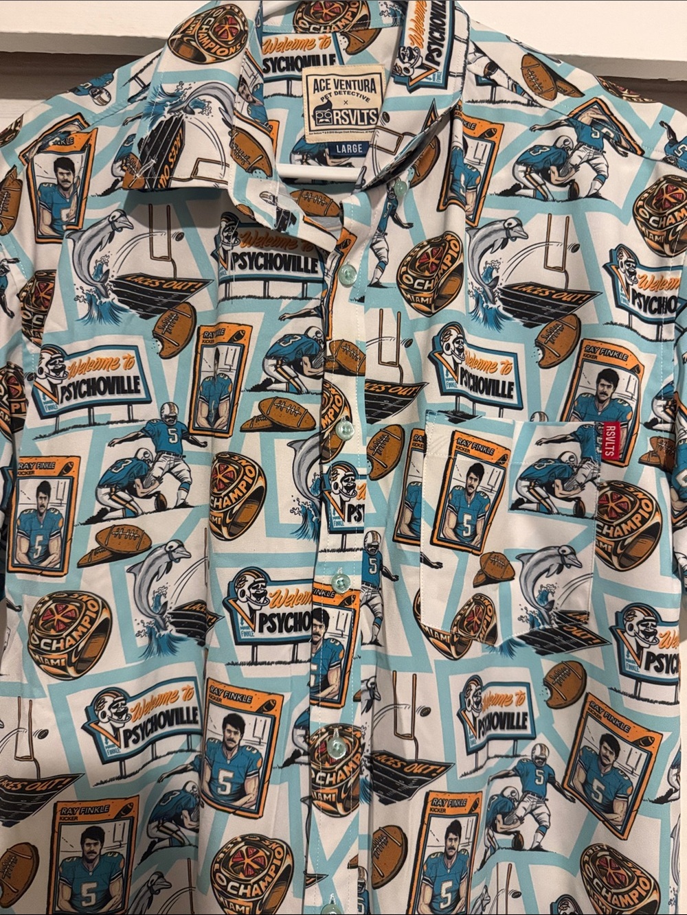 RSVLTS Ace Ventura Pet Detective Button-up shirt - Picture 2 of 3